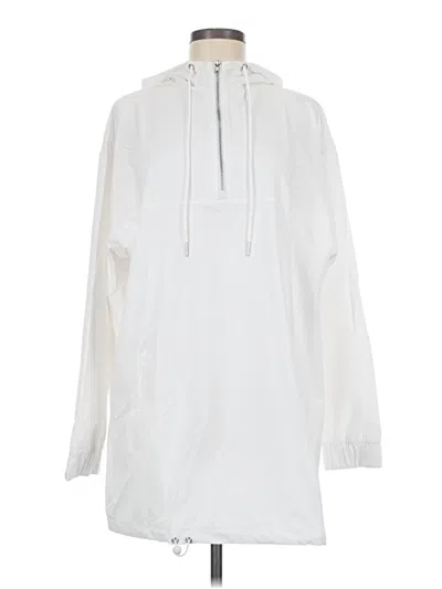 Pre-owned Lezat Raincoat In White
