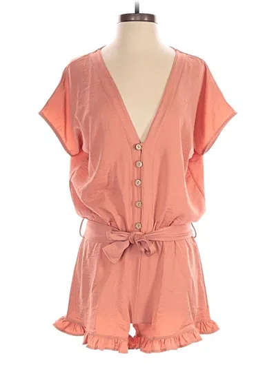 Pre-owned Lezat Romper In Pink