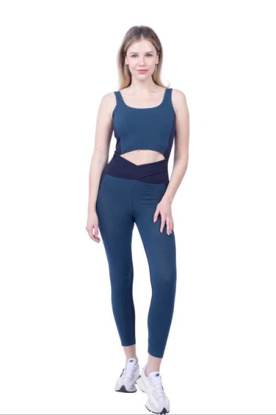 Lezat Roylan Organic Cotton Jumpsuit In Blue