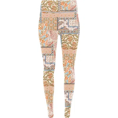 Lezat Sara Organic Cotton Legging In Brown