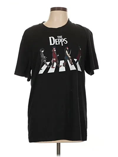 Pre-owned Lezat Short Sleeve T-shirt In Black
