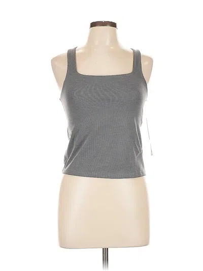 LEZAT TANK TOP GRAY HALTER NECKLINE TOPS