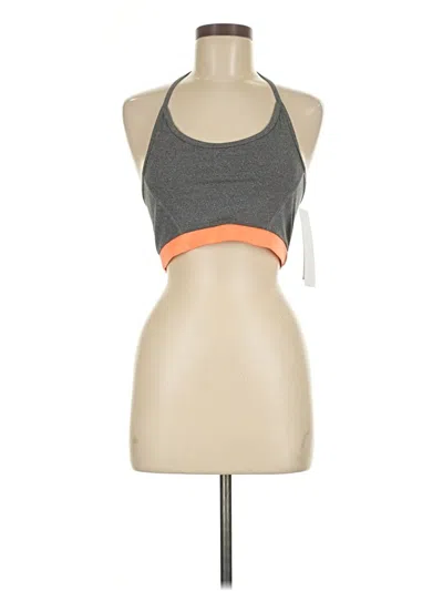 Pre-owned Lezat Tank Top Gray Halter Neckline Tops