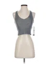 Lezat Tank Top Gray Halter Neckline Tops In Multi