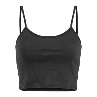 Lezat Tegan Organic Cotton Cami Tank In Black