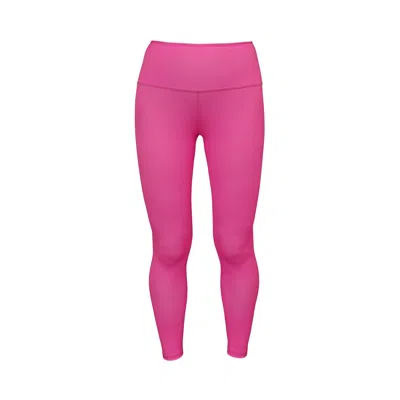 Lezat Women's Pink / Purple Ada Organic Cotton Seven By Eight Legging Pink Aster In Pink/purple
