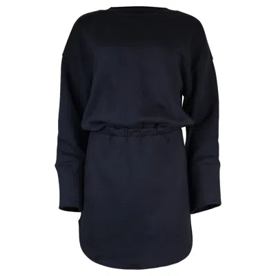 Lezat Women's Zaina Cotton Sweatshirt Dress - Black