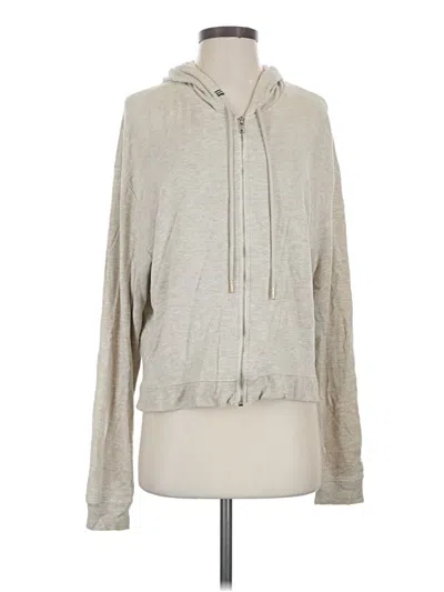 Pre-owned Lezat Zip Up Hoodie In Gray