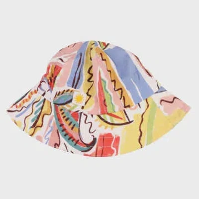 Lf Markey Painted Paisley Lyon Sun Hat In Multi