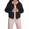 Lf Markey Thiago Fleece Jacket In Navy In Blue
