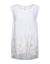 Lfdl La Fabbrica Del Lino Tops In Beige