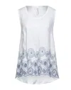 Lfdl La Fabbrica Del Lino Tops In White