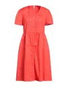 Lfdl Midi Dresses In Red
