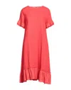 Lfdl Midi Dresses In Red