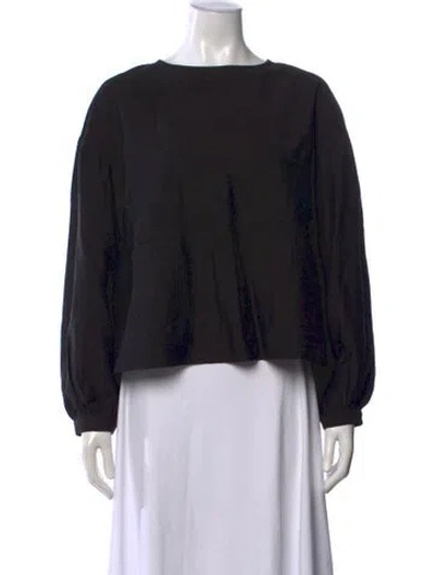 Pre-owned L.f.markey Crew Neck Long Sleeve Top In Blue