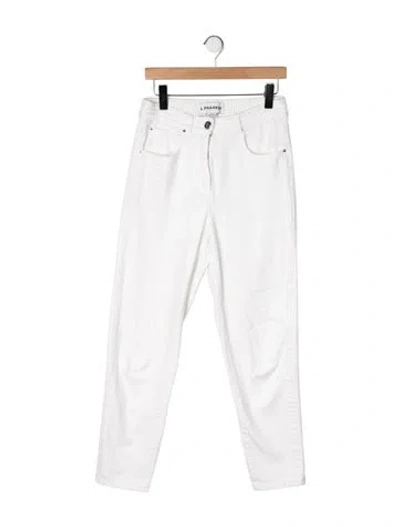 Pre-owned L.f.markey High-rise Straight Leg Jeans In Neutral