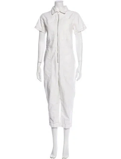 Pre-owned L.f.markey Jumpsuit In White
