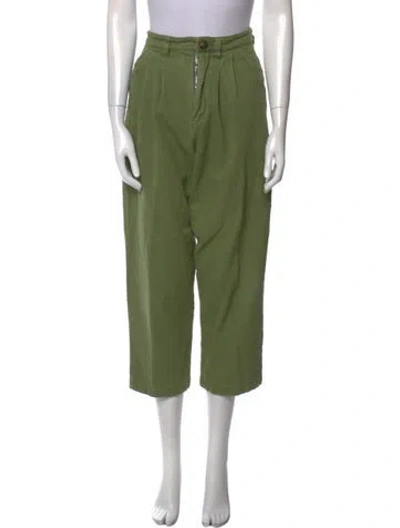 Pre-owned L.f.markey Straight Leg Pants In Green