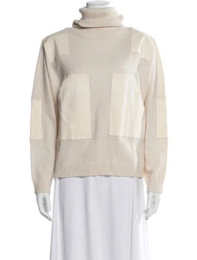 Pre-owned L.f.markey Turtleneck Sweater In Neutral
