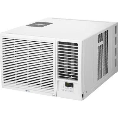 Lg 115-volt Window Air Conditioner With Cool, Heat And Wi-fi Control In White