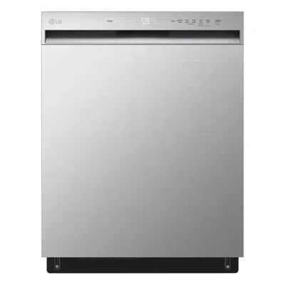Lg 24-inch Wide Quadwash, Front Control Dishwasher - Stainless Steel, Print Proof Stainless Steel