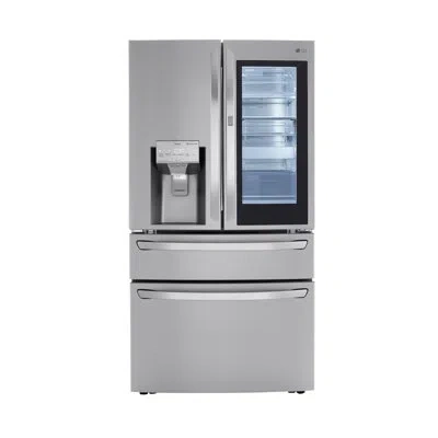 Lg 30 Cu. Ft. Smart Instaview® Door-in-door® Refrigerator With Craft Ice In Stainless Steel