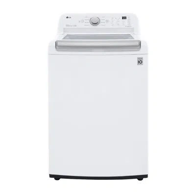 Lg 5.0 Cu. Ft. Mega Capacity Top Load Washer With Turbodrum Technology In White