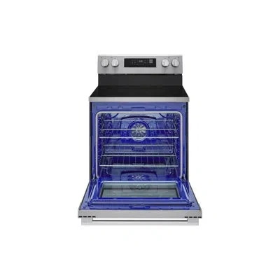 Lg 6.3 Cu. Ft. Smart Wi-fi Enabled Electric Range With Air Fry & Easyclean® In Stainless Steel