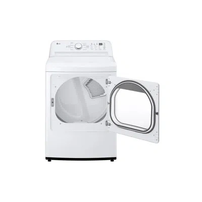 Lg 7.3 Cu. Ft. Ultra Large Capacity Electric Dryer With Sensor Dry Technology In White