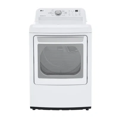 Lg 7.3 Cu. Ft. Ultra Large Capacity Gas Dryer With Sensor Dry Technology In White