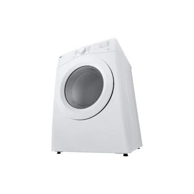 Lg 7.4 Cu. Ft. Ultra Large Capacity Smart Front Load Electric Dryer In White