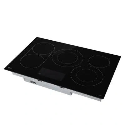 Lg Electric Cooktop With Ultraheat 3.2kw Element In Black