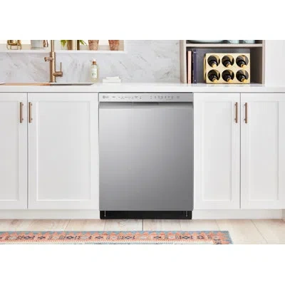 Lg Front Control Smart Wi-fi Enabled Dishwasher With Quadwash, Stainless Steel