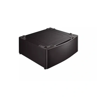 Lg Laundry Pedestal - Black Steel