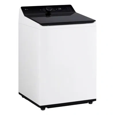 Lg Mega Capacity Smart Top Load Washer With 4-way® Agitator, Easyunload & Ai Sensing, 5.3 Cu. Ft. In White