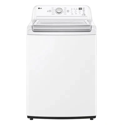 Lg Mega Capacity Top Load Washer With 4-way, Agitator & Turbodrum,technology, 4.8 Cu. Ft. In White