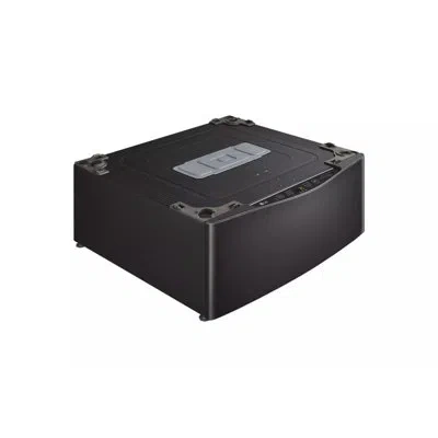 Lg Sidekick, Pedestal Washer, Twinwash, Compatible, 1.0 Cu. Ft. In Black Steel