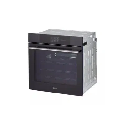 Lg Smart Compact Wall Oven With Instaview®, True Convection, Air Fry And Steam Baking, Matte Black, 3.0