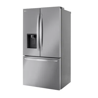 Lg Smart Counter-depth Max, Refrigerator With Dual Ice Makers, Stainless Steel, 26 Cu. Ft.