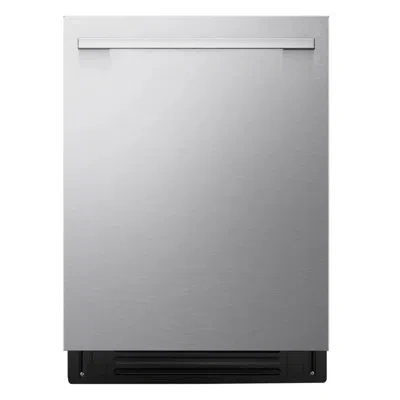 Lg Smart Flushfit Top Control Dishwasher With 1-hour Wash & Dry, Quadwash Pro, And Dynamic Heat Dry W/a In Stainless Steel