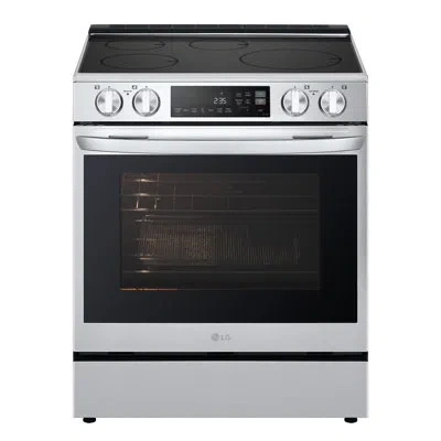 Lg Smart Induction Slide-in Range With Probake Convection® And Air Fry, Print Proof Stainless Steel, 6.