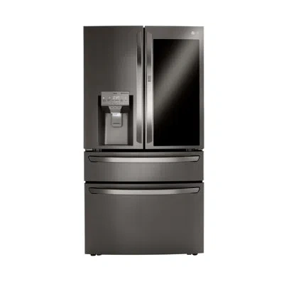 Lg Smart Instaview®, Door-in-door® Counter-depth Refrigerator With Craft Ice, Counter-depth, 23 Cu. Ft. In Black Stainless