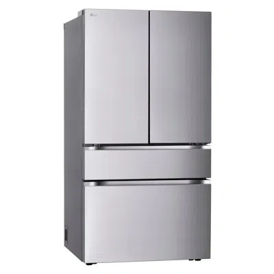 Lg Smart Standard-depth Max, 4-door French Door Refrigerator With Full-convert Drawer, Print Proof Stai
