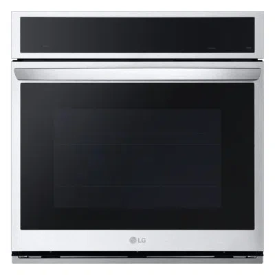 Lg Smart Wall Oven With Instaview®, True Convection, Air Fry, And Steam Sous Vide, Print Proof Stainles In Stainless Steel