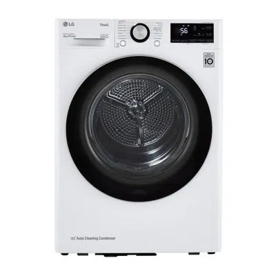 Lg Smart Wi-fi Enabled Compact Front Load Dryer With Dual Inverter Heatpump, Technology, White, 4.2 Cu.