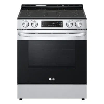 Lg Smart Wi-fi Enabled Electric Slide-in Range With Easyclean®, 6.3 Cu. Ft. In Stainless Steel