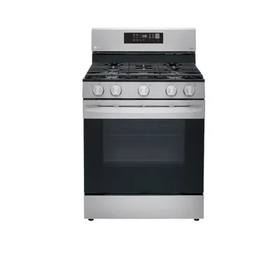 Lg Smart Wi-fi Enabled Fan Convection Gas Range With Air Fry & Easyclean®, 5.8 Cu. Ft. In Stainless Steel