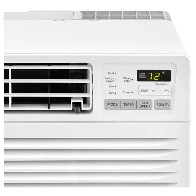 Lg Through-the-wall Air Conditioner With Remote Control In White