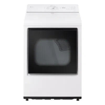 Lg Ultra Large Capacity Rear Control Electric Dryer With Ai Sensing And Thinq® Smart Features, 7.3 Cu.  In White