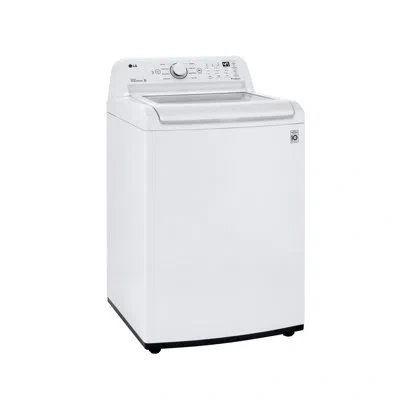 Lg Ultra Large Capacity Top Load Washer With 4-way, Agitator & Turbodrum. Technology, 4.3 Cu. Ft. In White